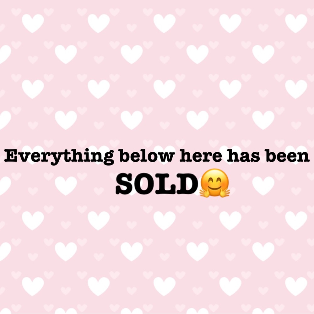 Look no further, everything below has been sold🤗